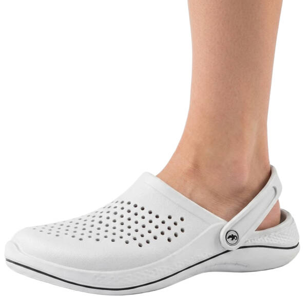 Klapki CXS TREND biało-szare