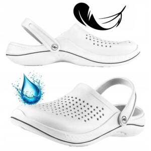 Klapki CXS TREND biało-szare