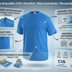 KOSZULKA T-SHIRT DANIEL BŁEKITNY