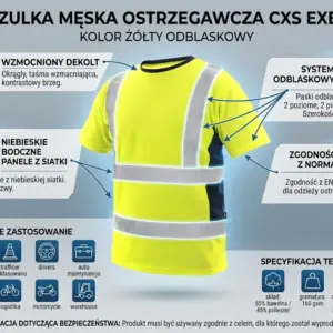 Koszulka t-shirt Exeter żółty