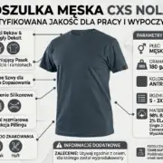 T-shirt roboczy CXS Nolan w kolorze antracytowym