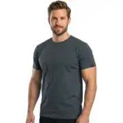 Grafitowy T-shirt męski Nolan