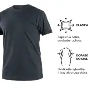 Koszulka t-shirt Nolan grafit