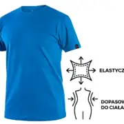 Niebieski T-shirt Nolan