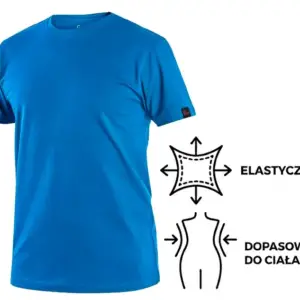 Niebieski T-shirt Nolan