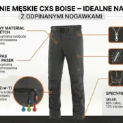 Spodnie do pasa Boise