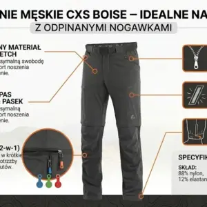 Spodnie do pasa Boise