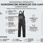 Spodnie ogrodniczki Robin