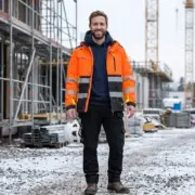 Kurtka ocieplana Benson pomarańczowa