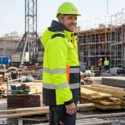 Zimowa kurtka robocza CXS Benson w kolorze żółtym