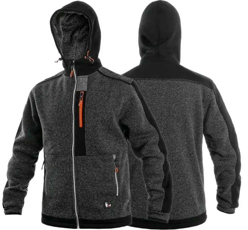 Szaro-czarna bluza robocza Indianapolis