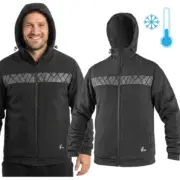 bluza polarowa robocza z kapturem mesa cxs