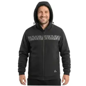 Czarna bluza MESA z kapturem