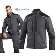 bluza robocza męska solis czarno-szara