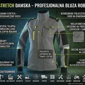 Bluza stretch damska CXS