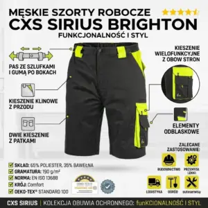 Męskie szorty BHP BRIGHTON KRÓTKIE