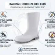 Kalosze robocze CXS Eris białe