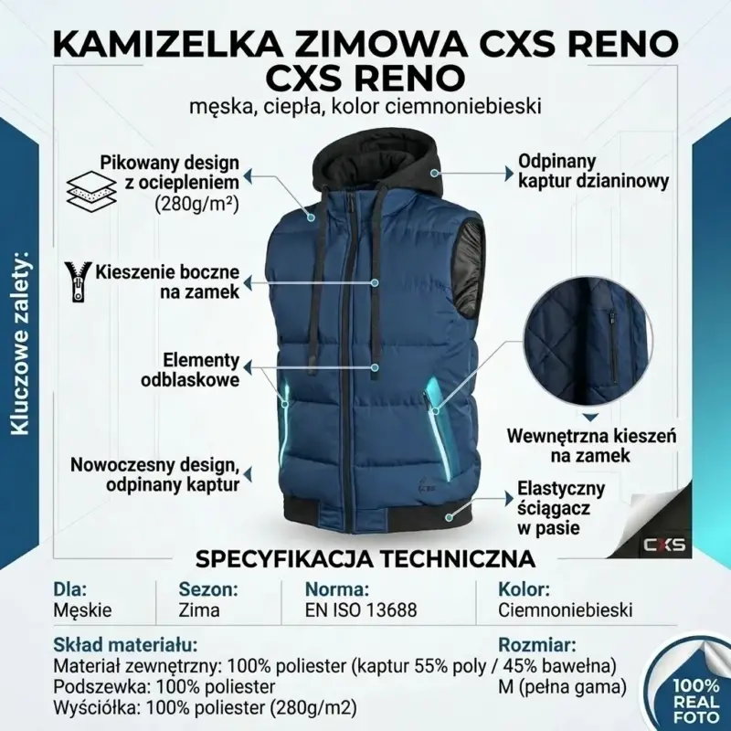 Zimowy bezrękawnik CXS Reno