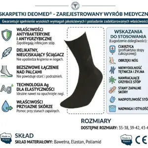 Skarpetki profilaktyczne MEDIC DEO SILVER