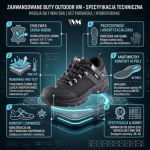Półbuty zawodowe VM LIMA O2