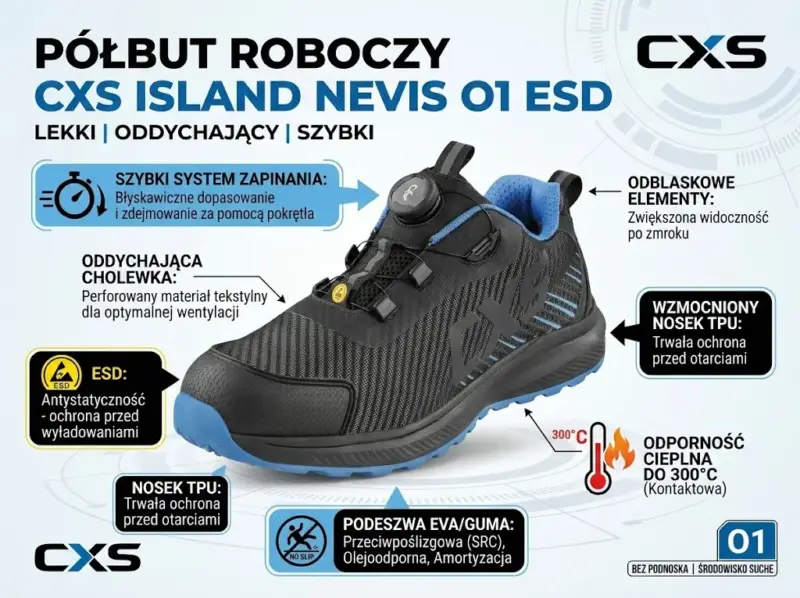 Półbuty Nevis O1