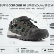 Sandały robocze VM Tripolis O1 w ujęciu pod kątem, ukazujące brązową cholewkę
