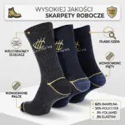 Komplet skarpet do pracy Procera Summer 3-pack