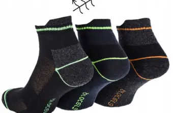 Krótkie skarpety robocze stopki na lato 3-pack