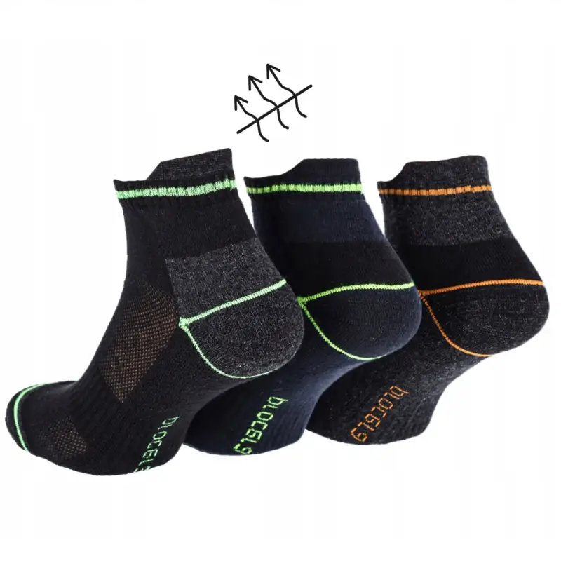 Krótkie skarpety robocze stopki na lato 3-pack