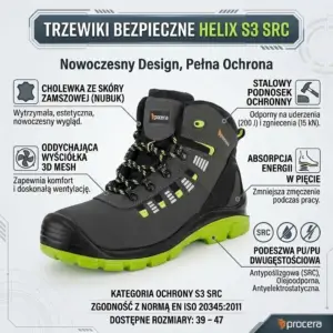 Trzewiki bezpieczne Helix S3