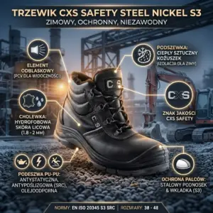 Trzewiki ocieplane Nickel S3