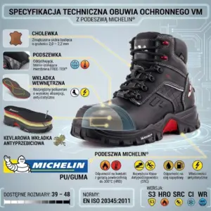 Trzewiki ochronne VM Rockford S3