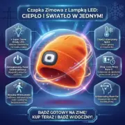Czapka LED zimowa
