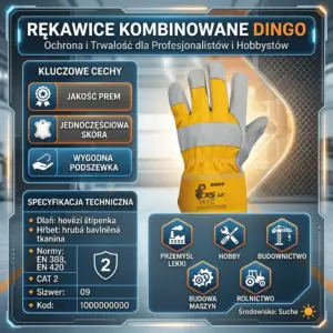 Rękawice kombinowane DINGO