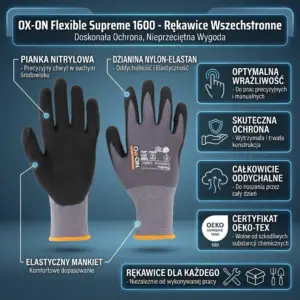 Rękawice ochronne OX-ON Flexible Supreme 1600