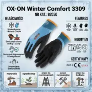 Zimowe rękawice ochronne OX-ON Winter Comfort 3309
