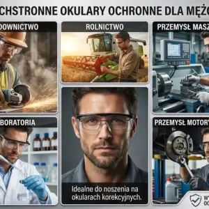 Przezroczyste okulary BHP ROY