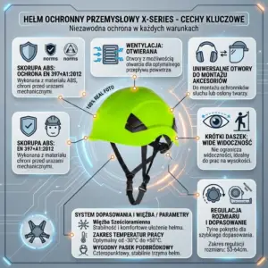 Hełm do prac na wysokości SALLET NEON