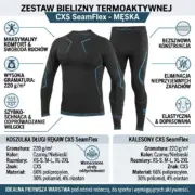 Męska bielizna funkcyjna SEAMANFLEX