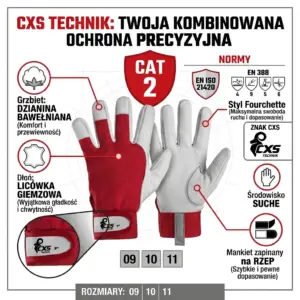 Rękawice robocze CXS TECHNIK