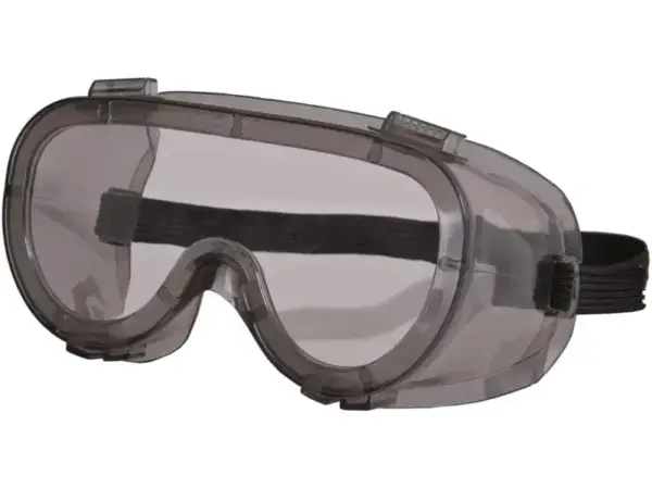 Gogle ochronne CXS Venti z przezroczystą szybką, szarą oprawą z PVC